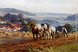 Plowing the Field by Frederick Arthur Bridgman